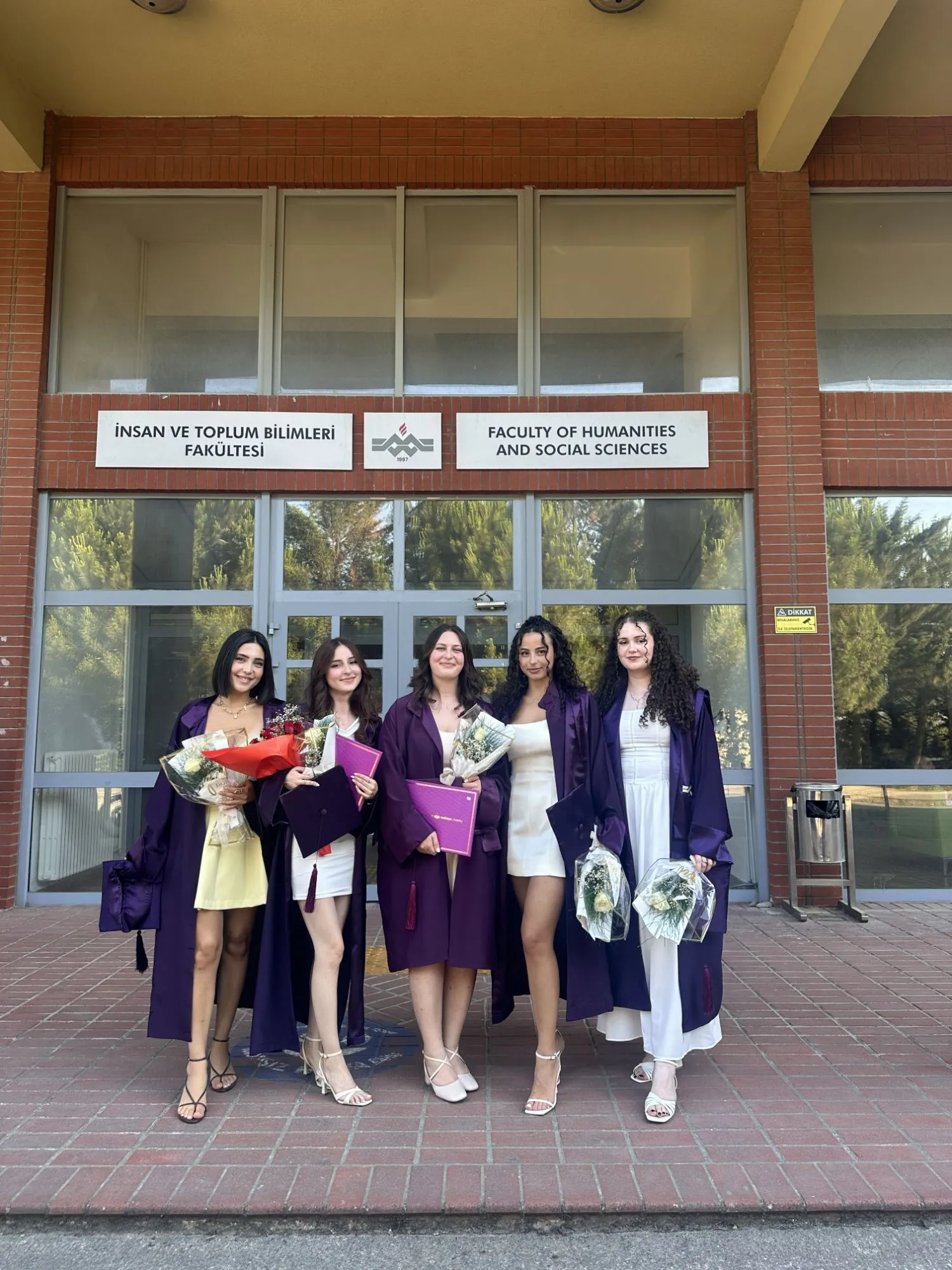 Group photograph outside the Faculty of Humanities and Social Sciences